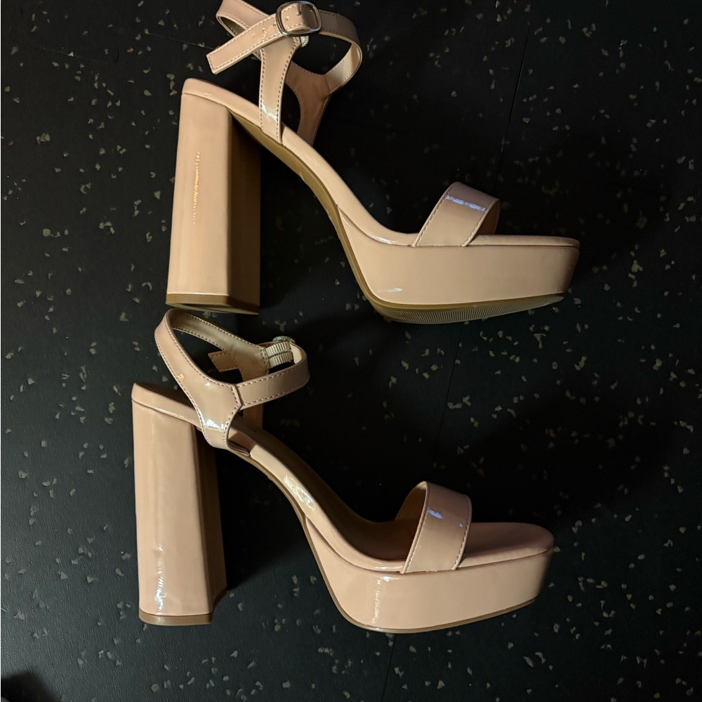 Call It Spring Tan Platform Sandals - Picture 4 of 5